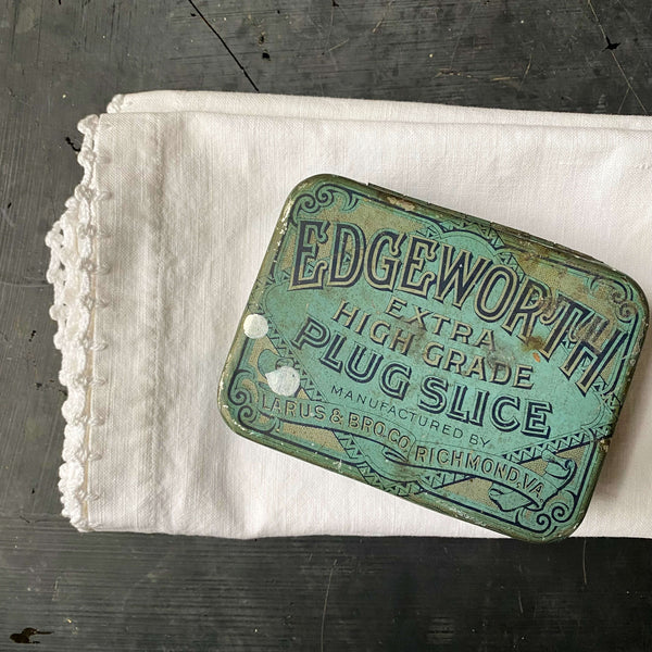 WAGNUS. Vintage No.038 「RAUCHEN」 Antique 1920s Edgeworth Tobacco Tin by Larus & Bro Co – In The