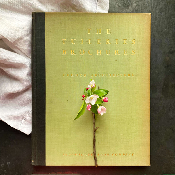 Vintage French Architecture Book - The Tuileries Brochures circa