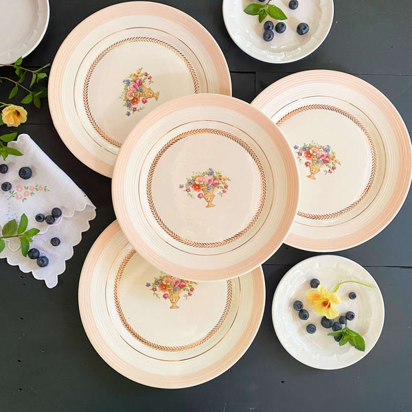 専用ページ移行1995年U.S.A製NYアンティークLimoges壺プリント額絵 vintage-1940s-american-limoges