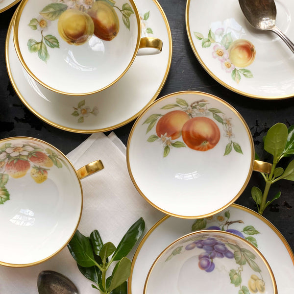 HUTSCHENREUTHER 皿　6枚 vintage-1960s-hutschenreuther-