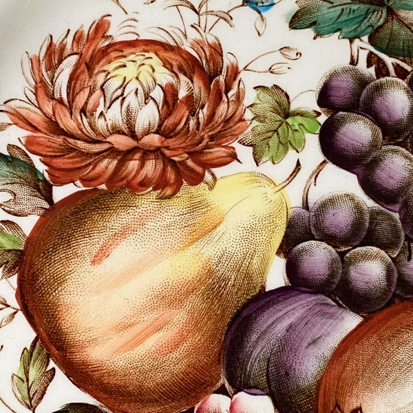 アンティークJHONSON＆BROSプレート皿 vintage-pear-mums-dinner-