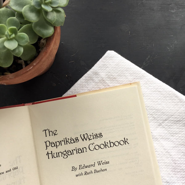 The Paprikas Weiss Hungarian Cookbook Edward Weiss with Ruth Buchan