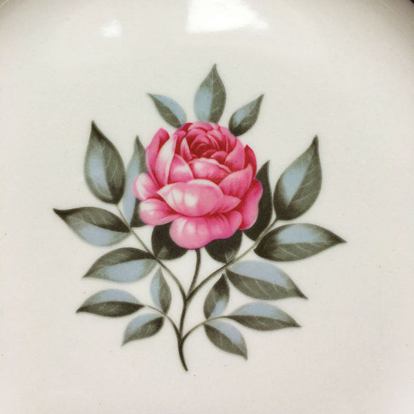 Vintage Cunningham & Pickett Norway Rose Dessert Plates - Set of