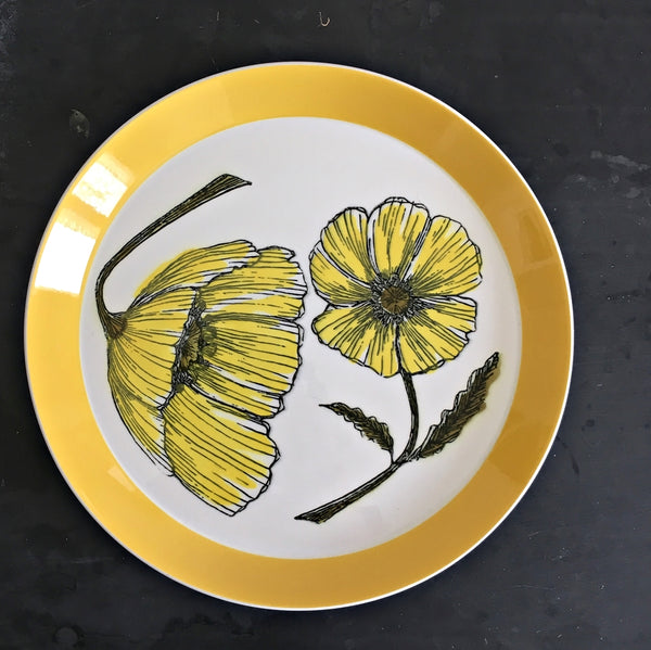 Vintage Mikasa Duplex Dinner Plate - Duet by Ben Seibel - 1970s