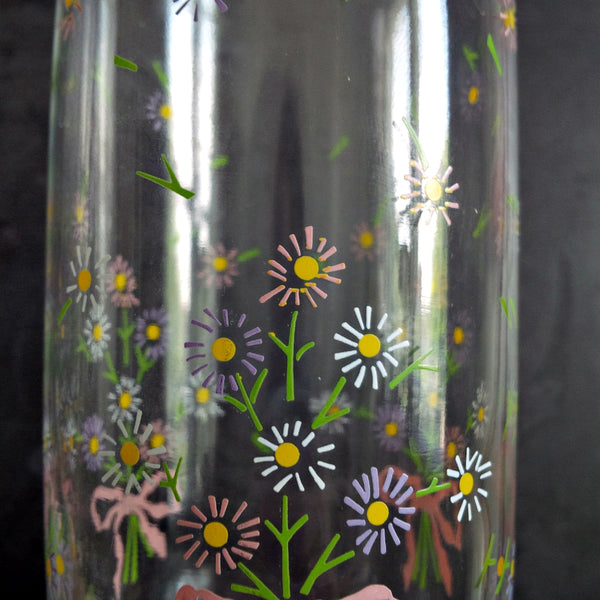 Crush Funky Floral Drinking Glass