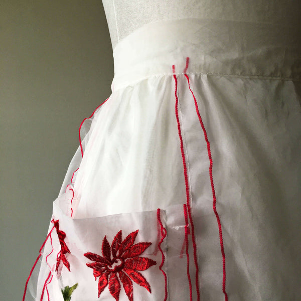 エプロン・三角巾 1930s Hand Made Tenerife Lace Half Apron エプロン・三角巾 1930s Hand Made Tenerife Lace Half Apron 1930s