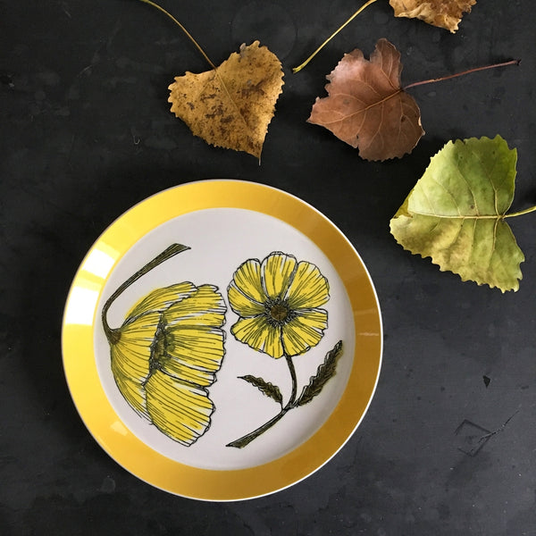 Vintage Mikasa Duplex Dinner Plate - Duet by Ben Seibel - 1970s