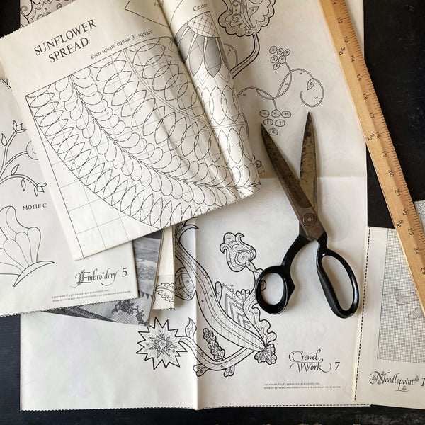 Vintage Pack of Paper Patterns for American Needlework Designs - Woman ...