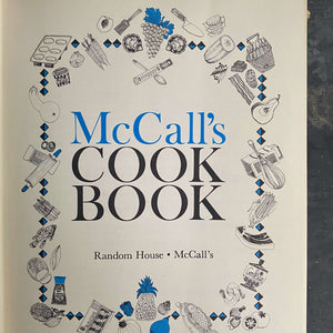 Vintage 1960s McCall's Cook Book - 1963 Green Edition, 13th Printing