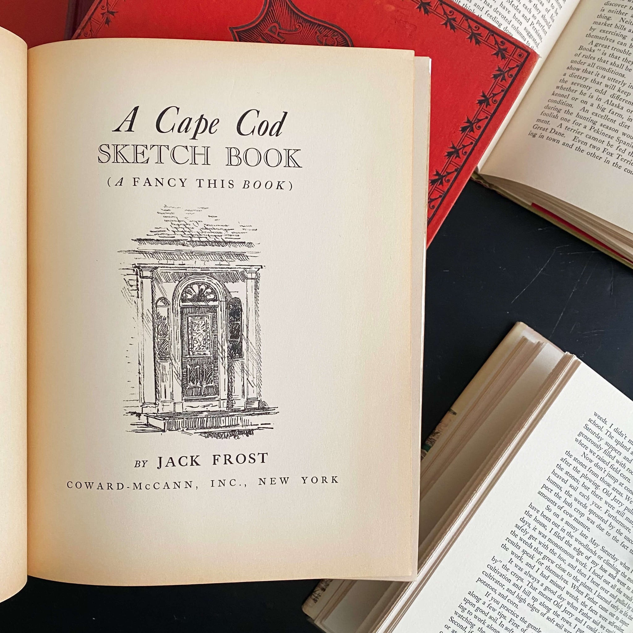 A Cape Cod Sketch Book by Jack Frost - 1939 First Edition