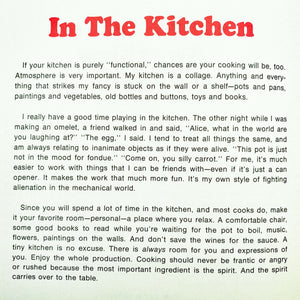 Alice's Restaurant Cookbook by Alice May Brock - Signed 1969 Edition First Printing