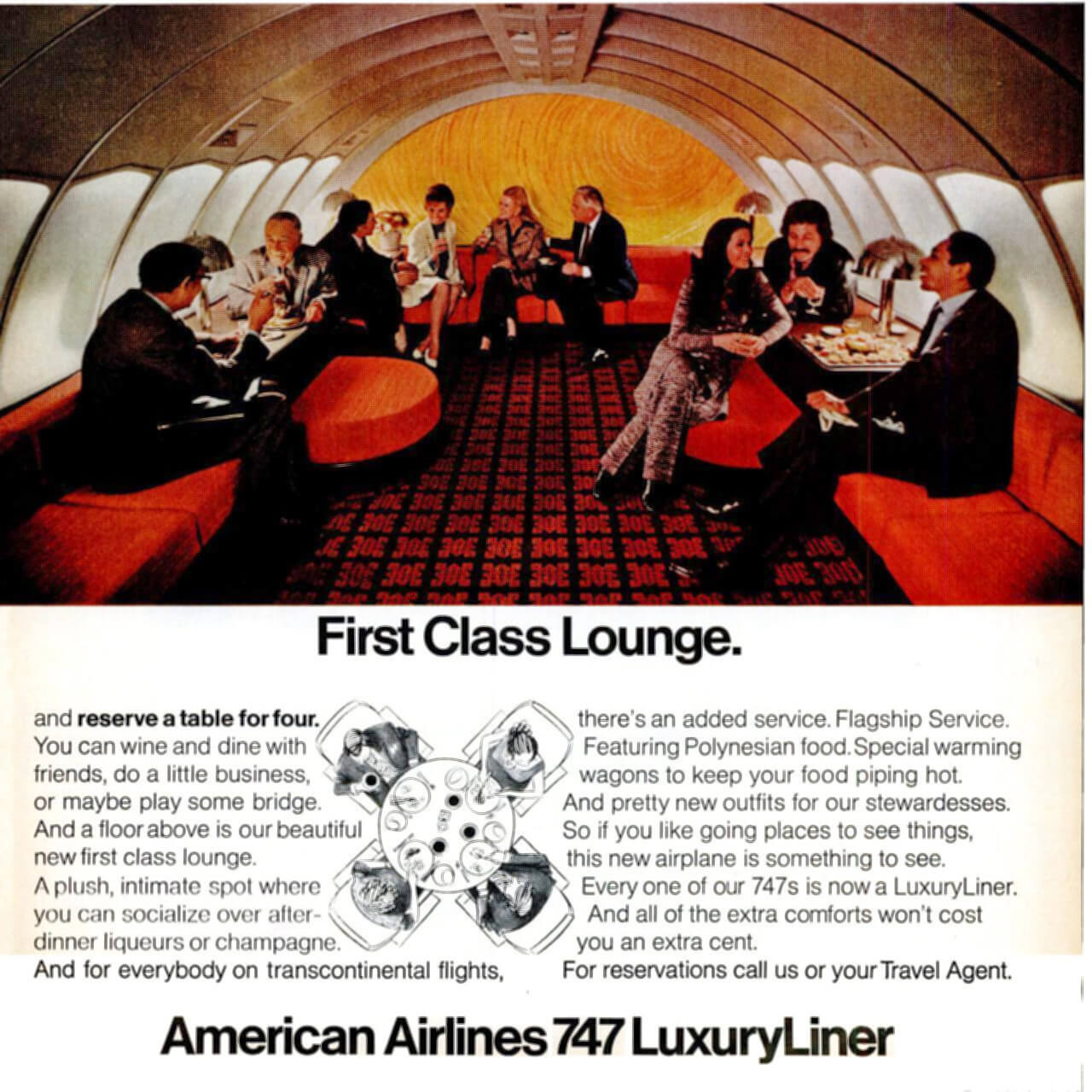 Vintage 1970s American Airlines Square First Class Serving Dishes by Pfaltzgraff 73 D1 38