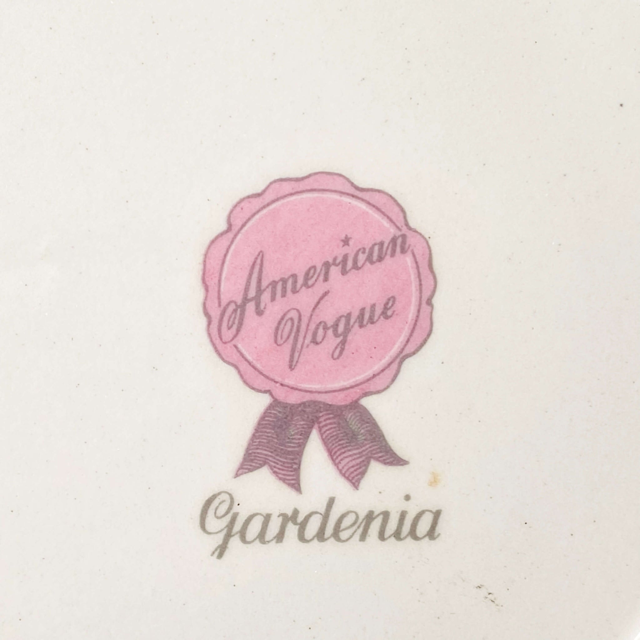 Vintage 1940s Gardenia Platter American Vogue by Homer Laughlin Eggshell Nautilus Series circa 1944