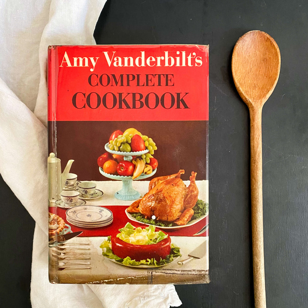 Amy Vanderbilt's Complete Cookbook with Illustrations by Andy Warhol - 1961 Book Club Edition