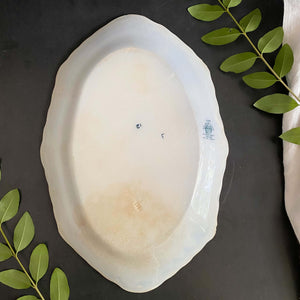 Rare Antique A.J. Wilkinson's Staffordshire Platter Gem Pattern circa 1890s-1920s