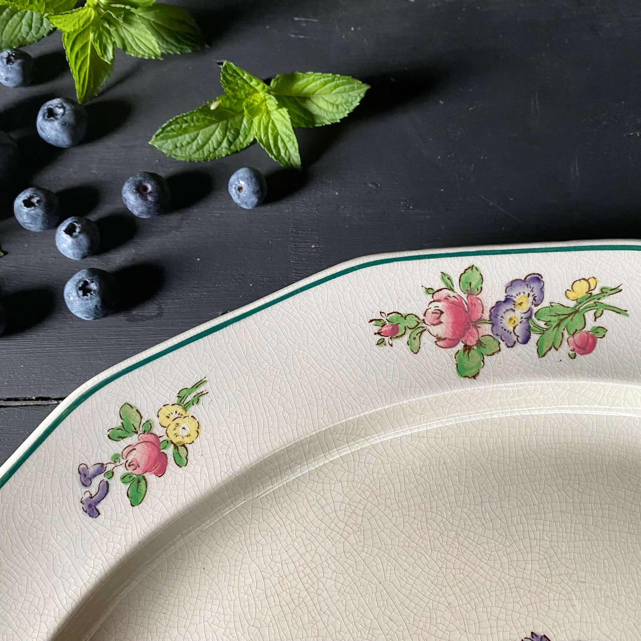 Antique Booths Old Staffordshire Platter circa 1920s