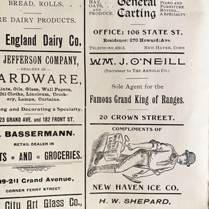 The Harvest Cook Book by the Ladies of the Grand Army of the Republic, New Haven CT circa 1890s-1908 - Rare Victorian Recipe Pamphlet