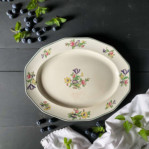Antique Booths Old Staffordshire Platter circa 1920s