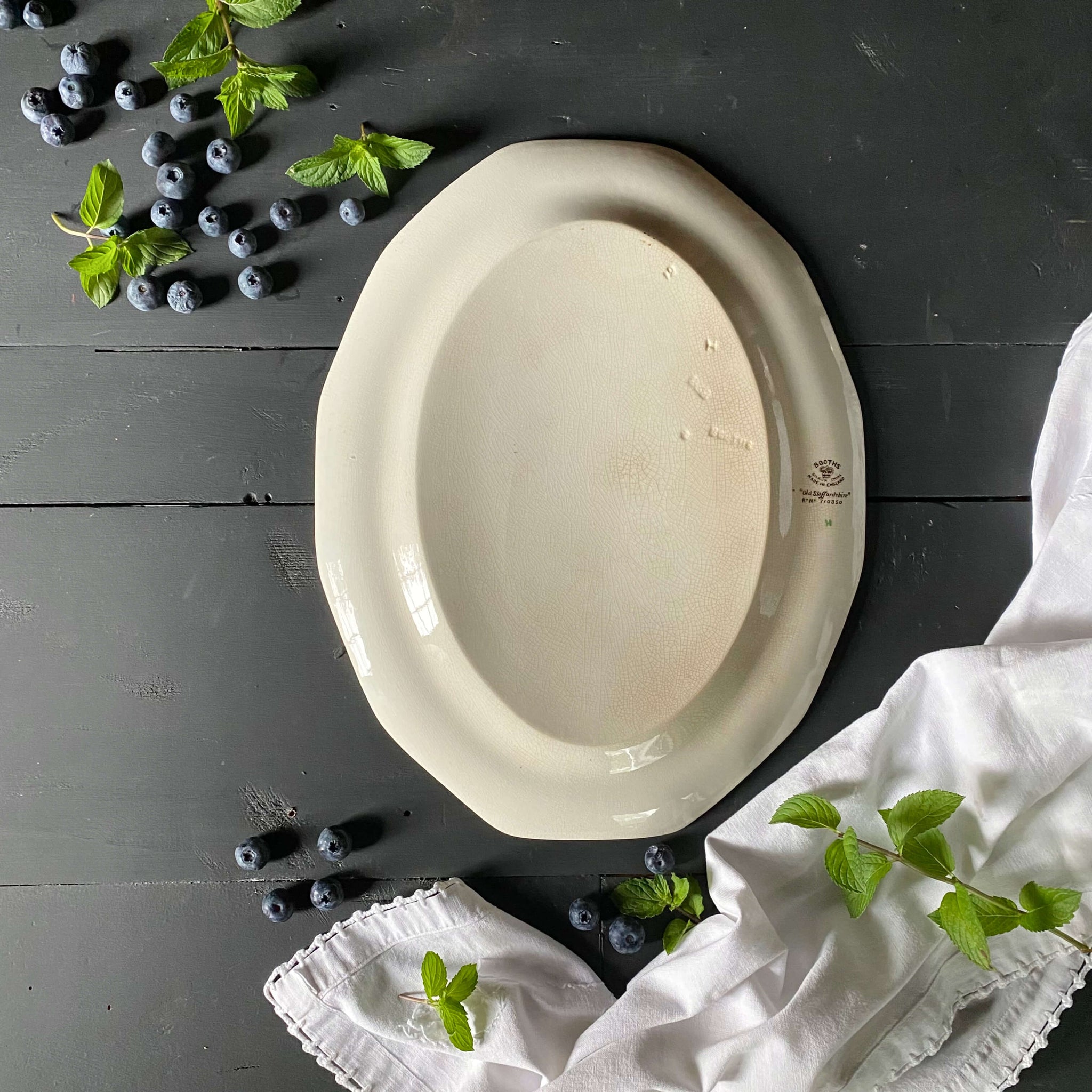 Antique Booths Old Staffordshire Platter circa 1920s