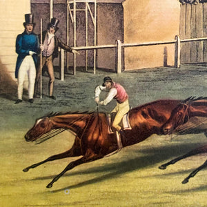 Vintage British Horse Racing Print - Ascot Heath Races by Francis Calc ...