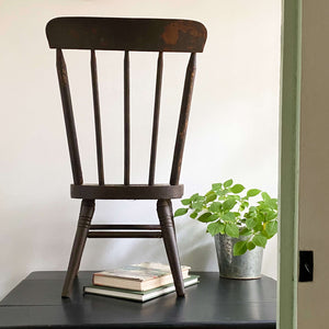 Antique Windsor Style Children's Potty Chair - Repurposed Plant Stand