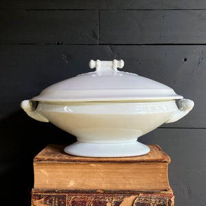 Antique Ironstone Tureen by J & G Meakin England circa 1890