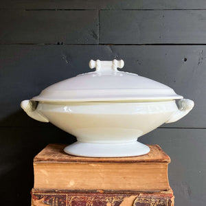 Antique Ironstone Tureen by J & G Meakin England circa 1890