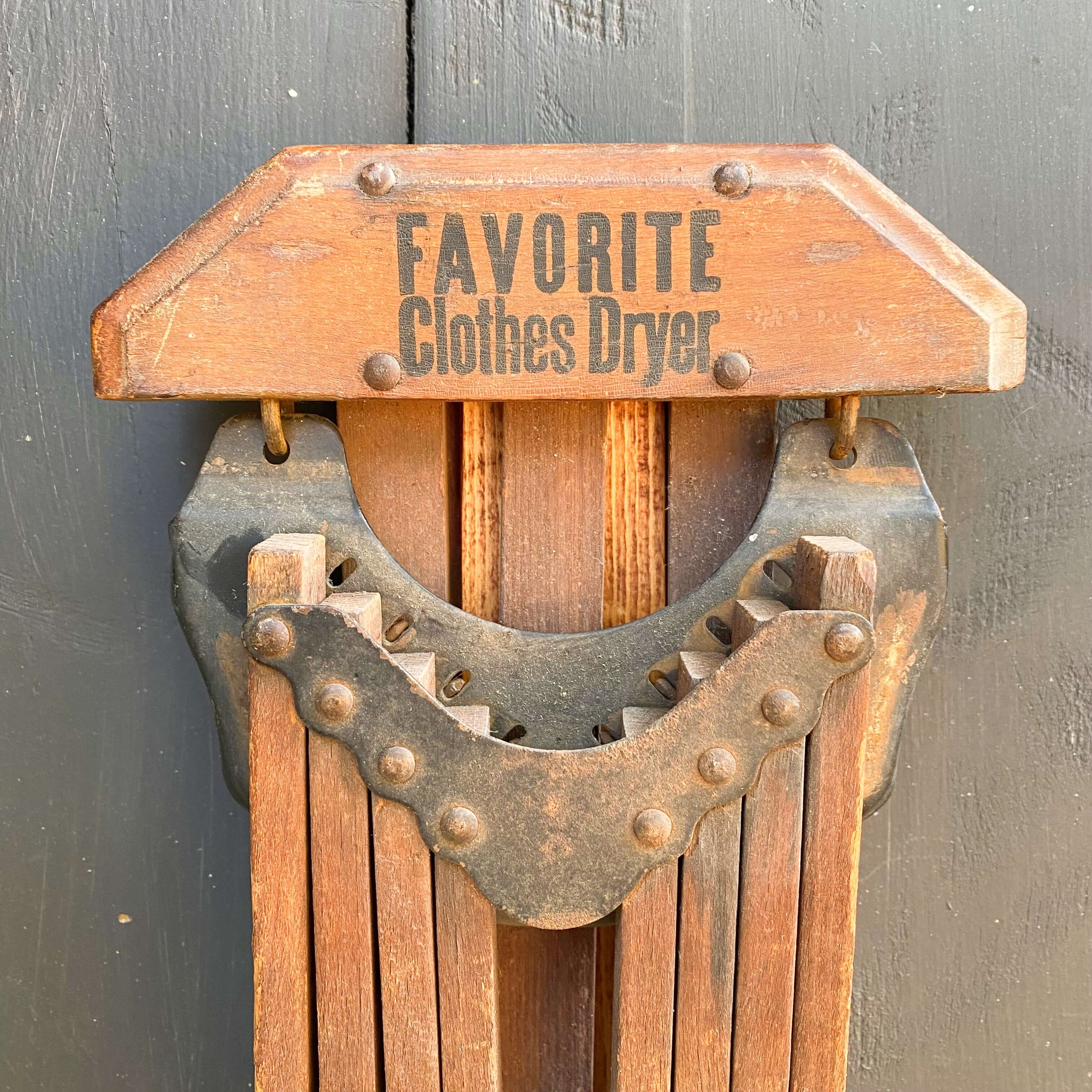 Antique Favorite Clothes Dryer Wall Mounted Wooden Dryer Rack - Ready to Hang