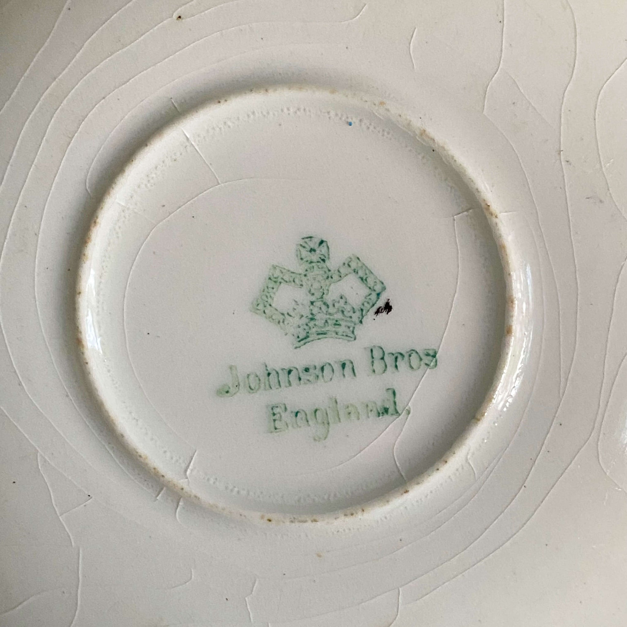 Rare Johnson Bros Floral Demitasse Cups & Saucers with Zinnia Flowers -  Set of Three
