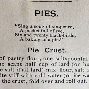 The Harvest Cook Book by the Ladies of the Grand Army of the Republic, New Haven CT circa 1890s-1908 - Rare Victorian Recipe Pamphlet