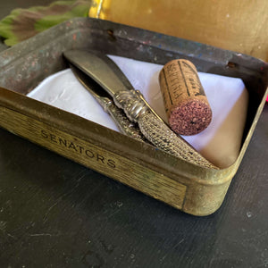 Antique La Palina Cigar Storage Tin circa 1910-1926