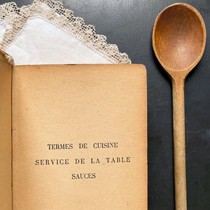 Antique French Cookbook - La Veritable Cuisine de Famille Par Tante Marie circa 1922