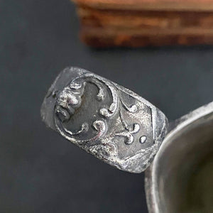 Antique Homan Plate Creamer with Monogram - Louisiana Pattern circa 1900s-1920s