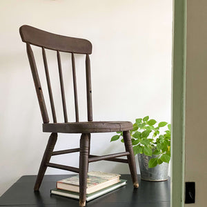 Antique Windsor Style Children's Potty Chair - Repurposed Plant Stand