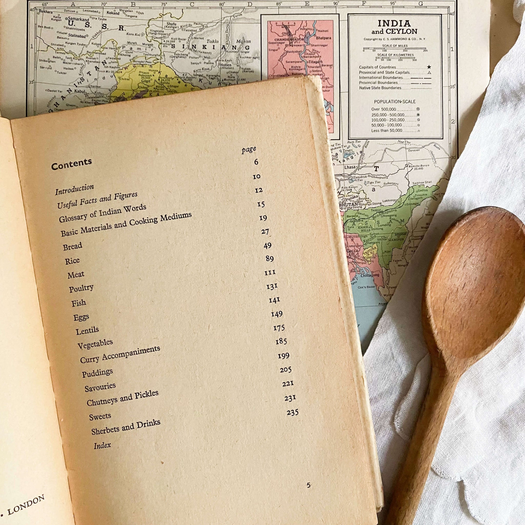 Cooking the Indian Way by Attia Hosain & Sita Pasricha - 1962 Edition