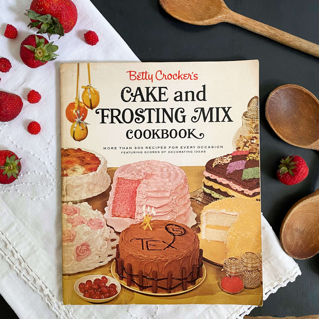 Betty Crocker's Cake and Frosting Mix Cookbook - 1966 First Edition Second Printing