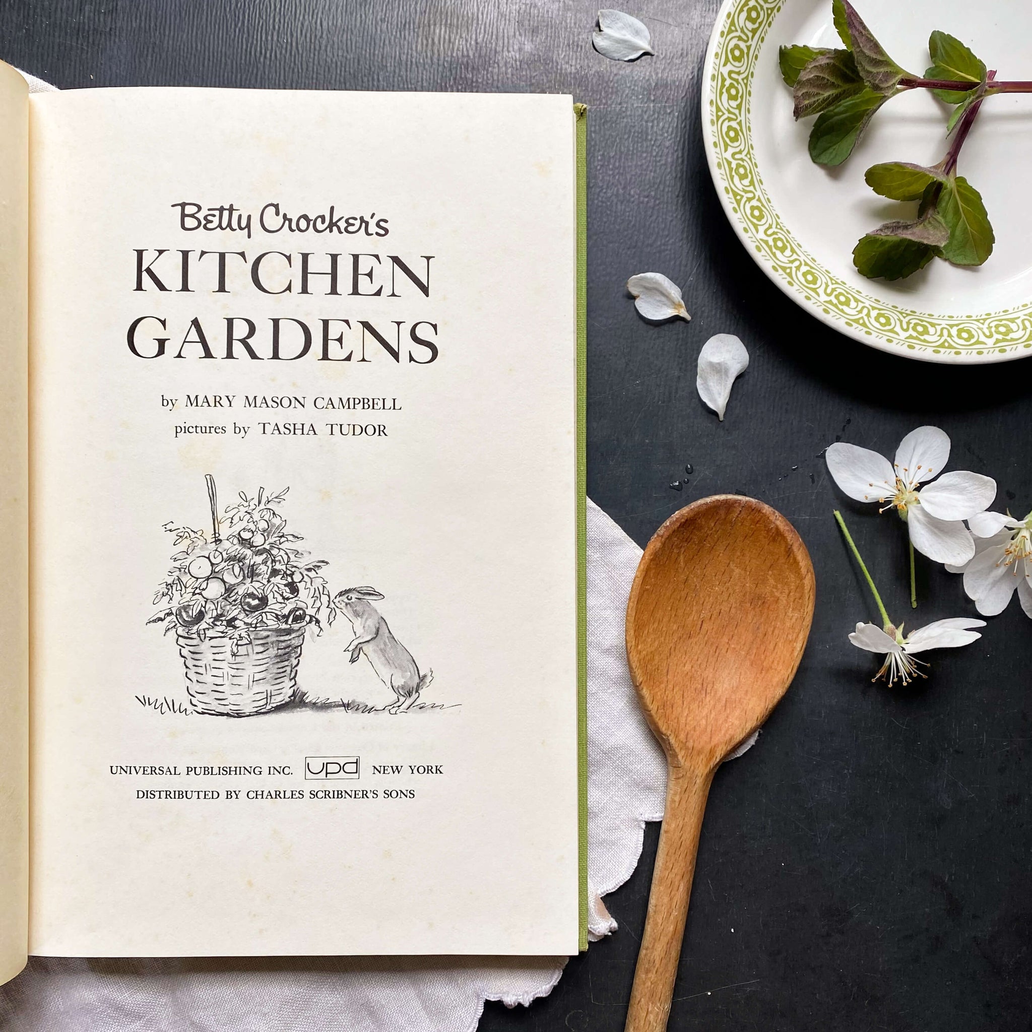 Betty Crocker's Kitchen Gardens - 1971 Edition with Illustrations by Tasha Tudor