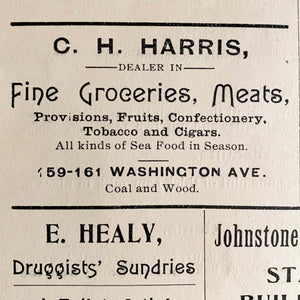 The Harvest Cook Book by the Ladies of the Grand Army of the Republic, New Haven CT circa 1890s-1908 - Rare Victorian Recipe Pamphlet