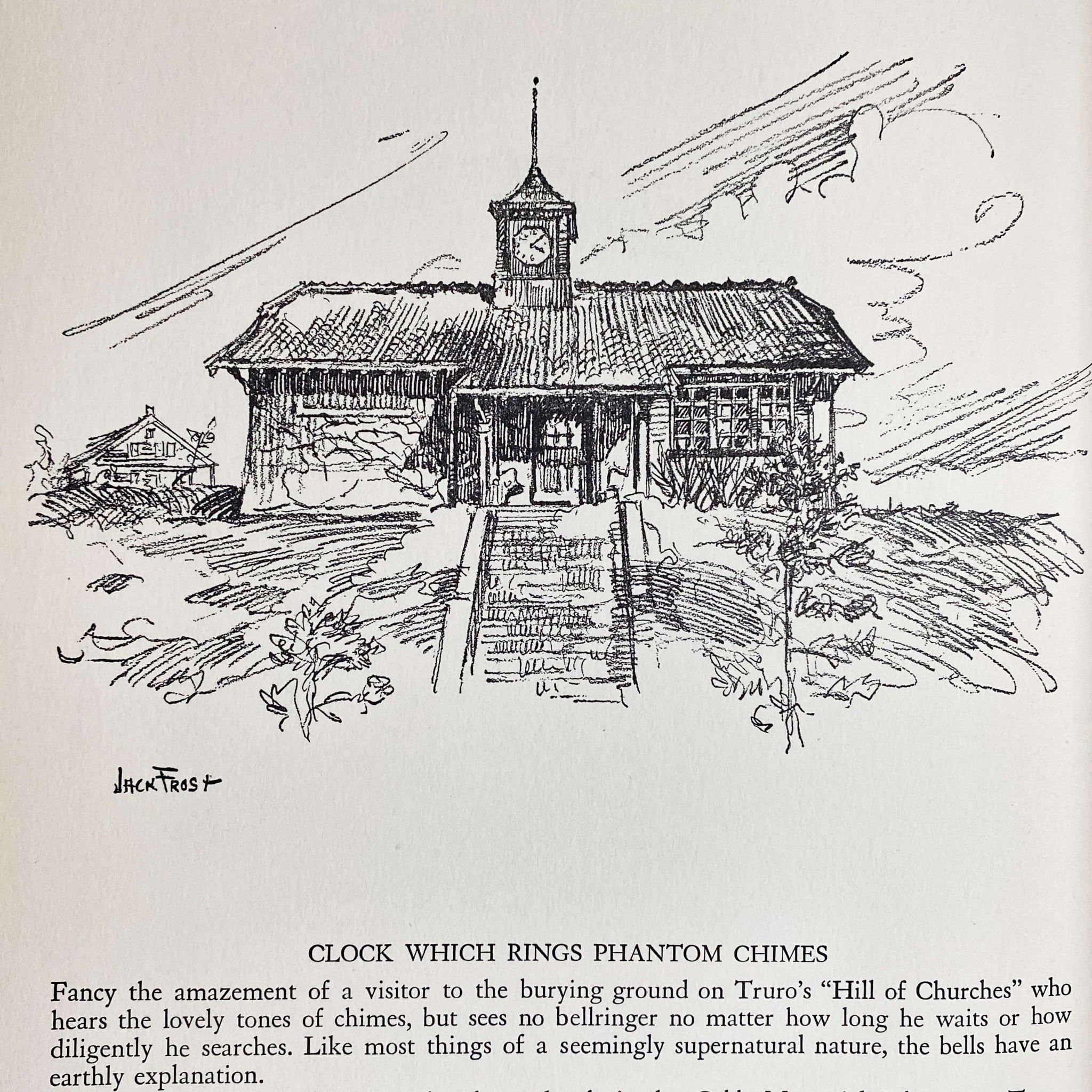 A Cape Cod Sketch Book by Jack Frost - 1939 First Edition