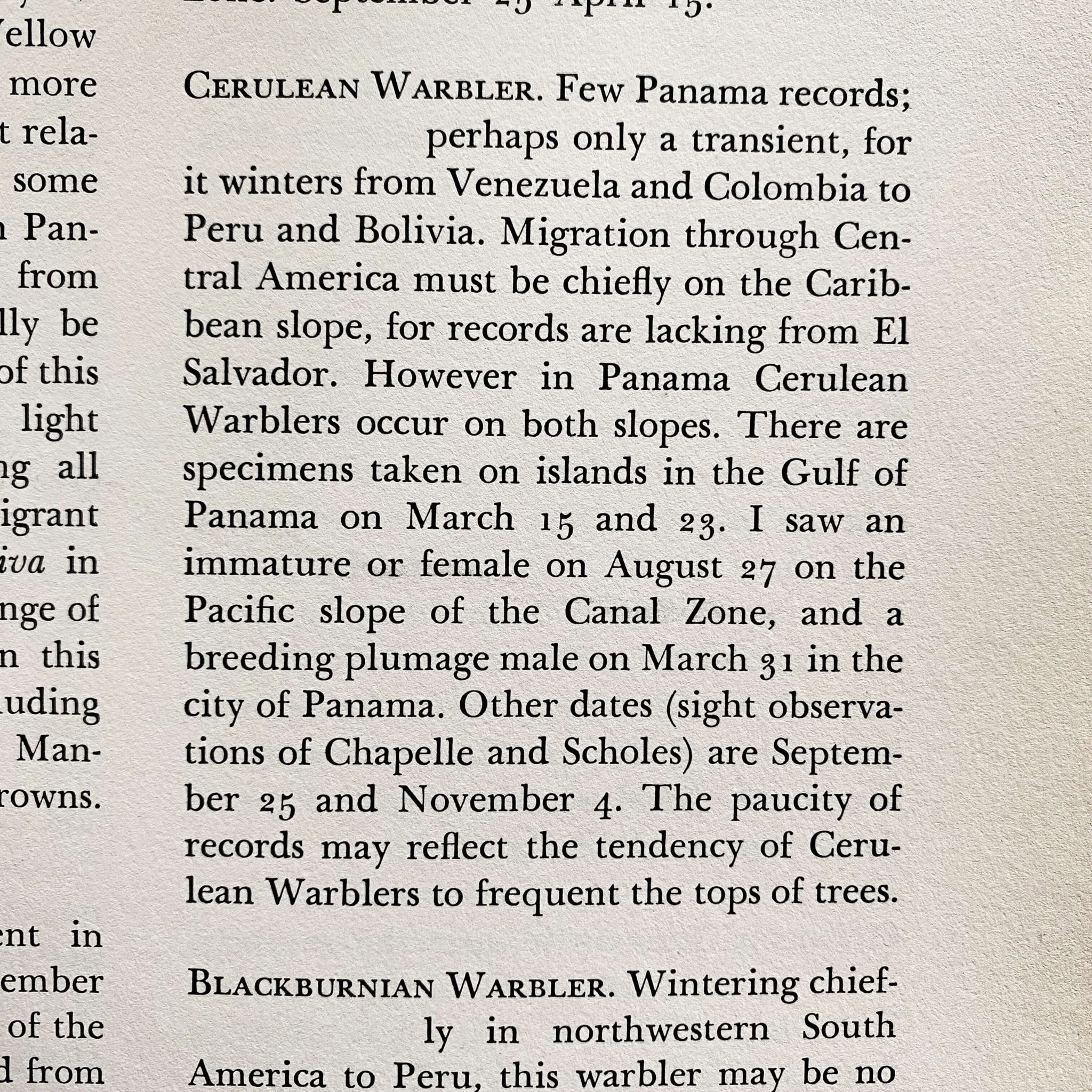 The Warblers of North America by Ludlow Griscom and Alexander Sprunt Jr. with Illustrations by John Henry Dick - 1957 First Printing