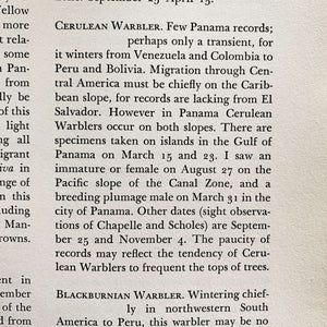 The Warblers of North America by Ludlow Griscom and Alexander Sprunt Jr. with Illustrations by John Henry Dick - 1957 First Printing