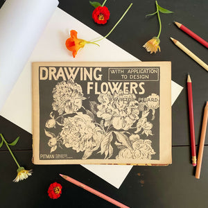 Drawing Flowers by Victor Perard circa 1948