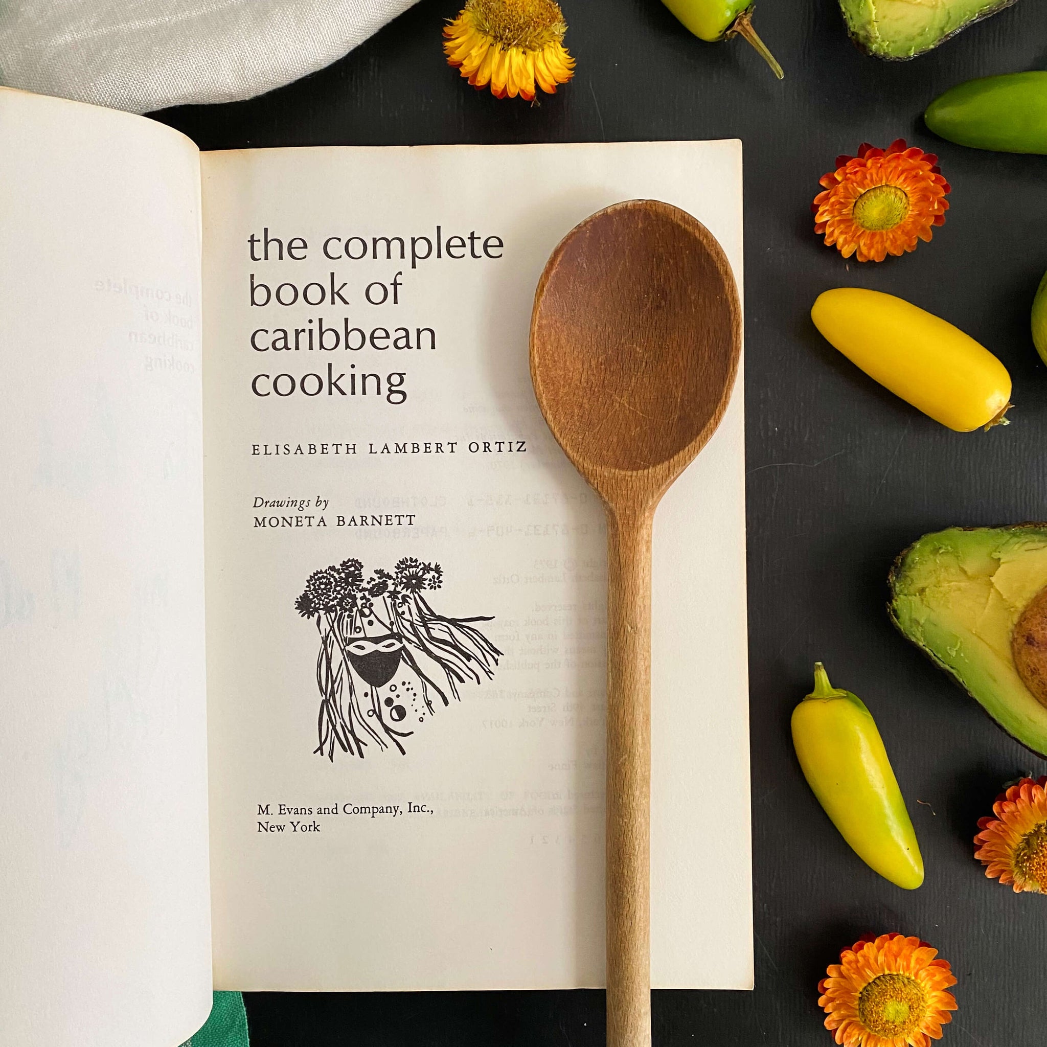 The Complete Book of Caribbean Cooking by Elisabeth Lambert Ortiz - 1973 Paperback Edition