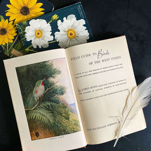 Field Guide to Birds of the West Indies by James Bond - 1947 Edition First Printing