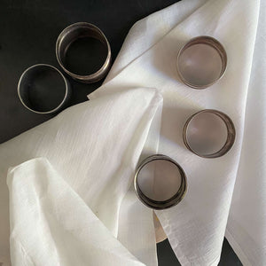 Mismatched Set of Vintage and Antique Napkin Rings - Set of Five