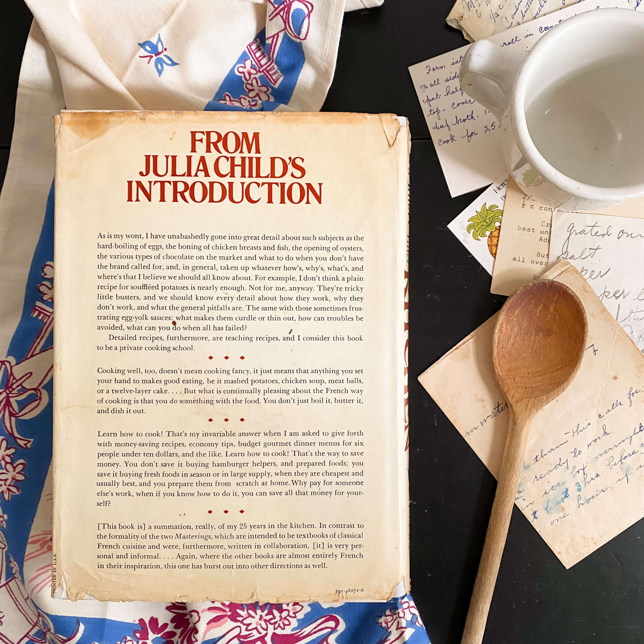 From Julia Child's Kitchen by Julia Child Signed 1978 Edition 4th printing