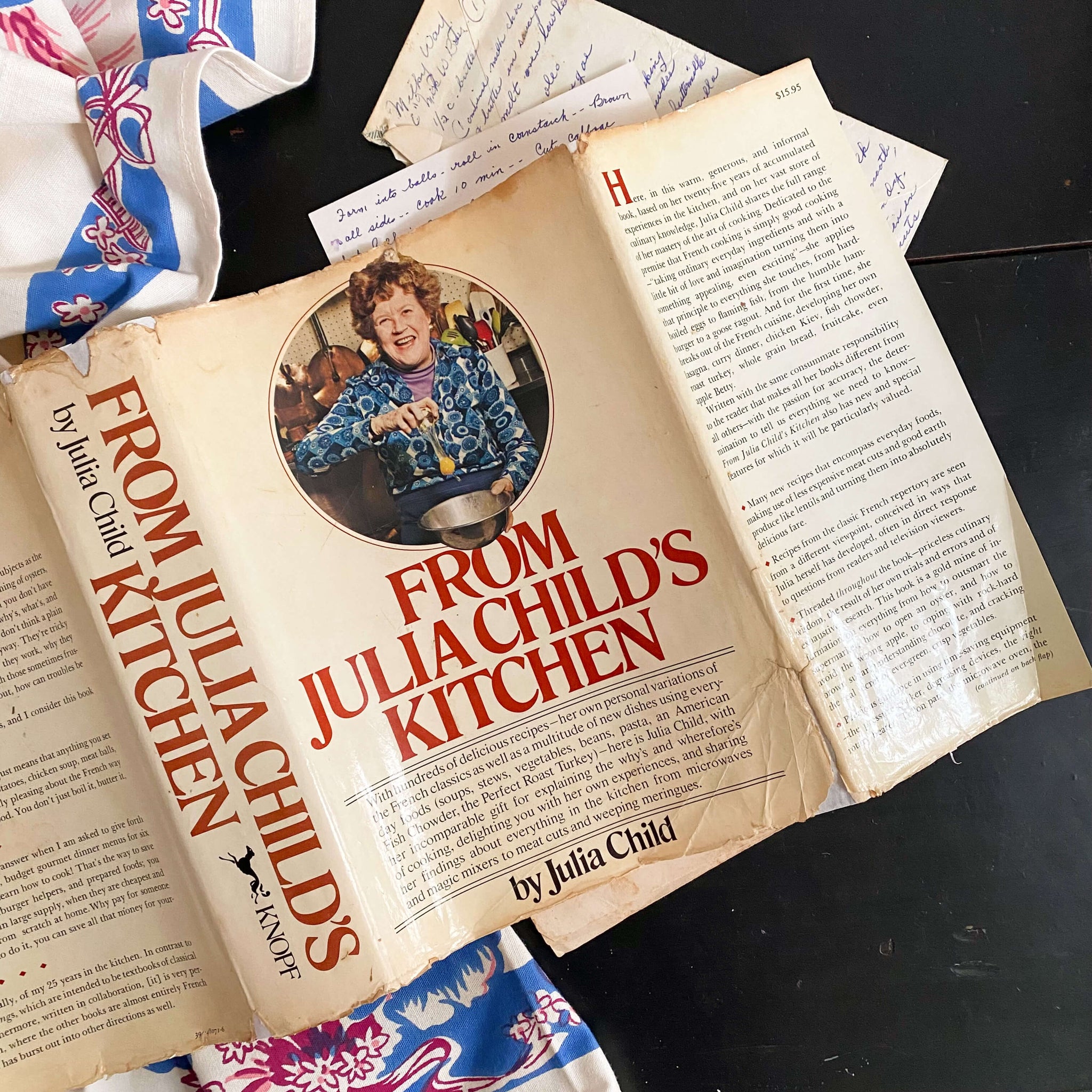 From Julia Child's Kitchen by Julia Child Signed 1978 Edition 4th printing
