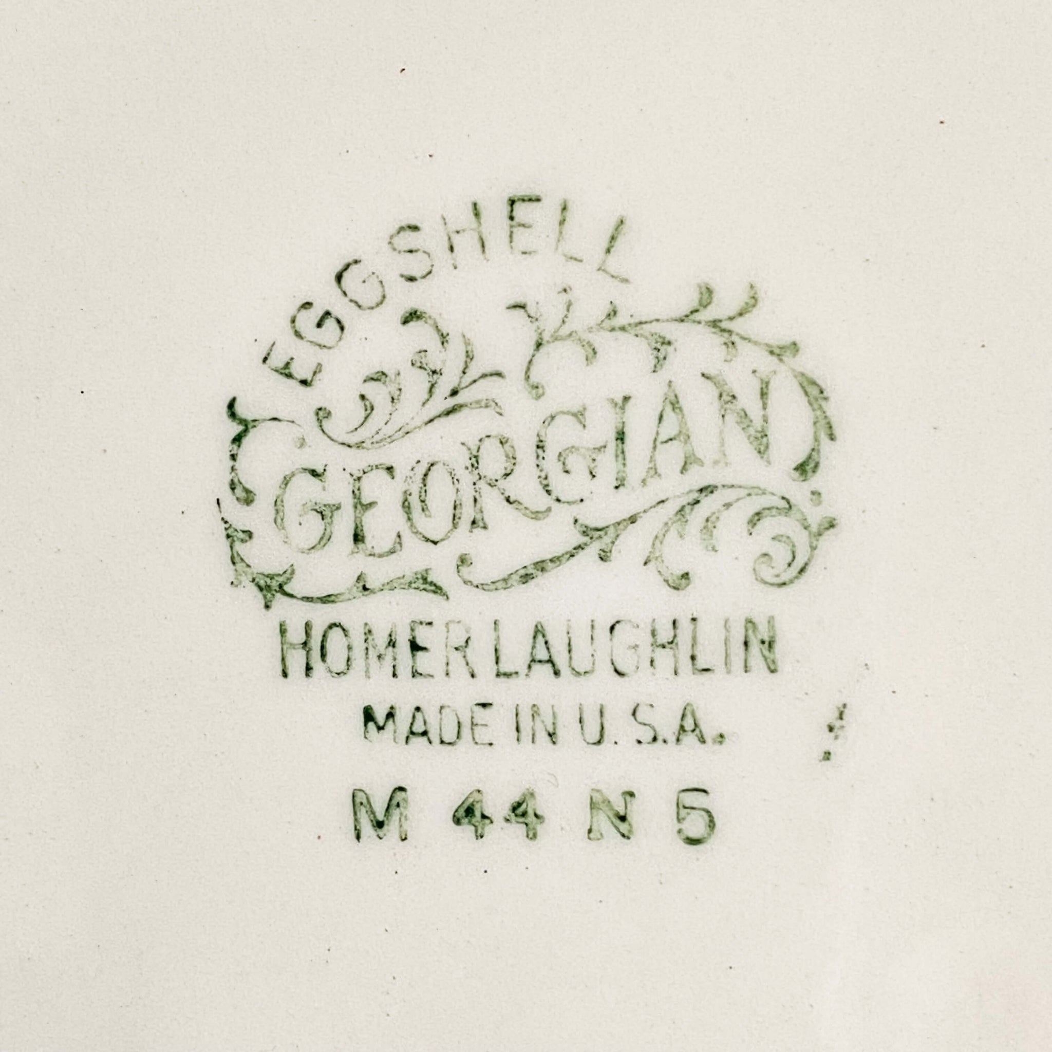 Vintage 1940s Homer Laughlin Eggshell Cashmere Dinner Plates