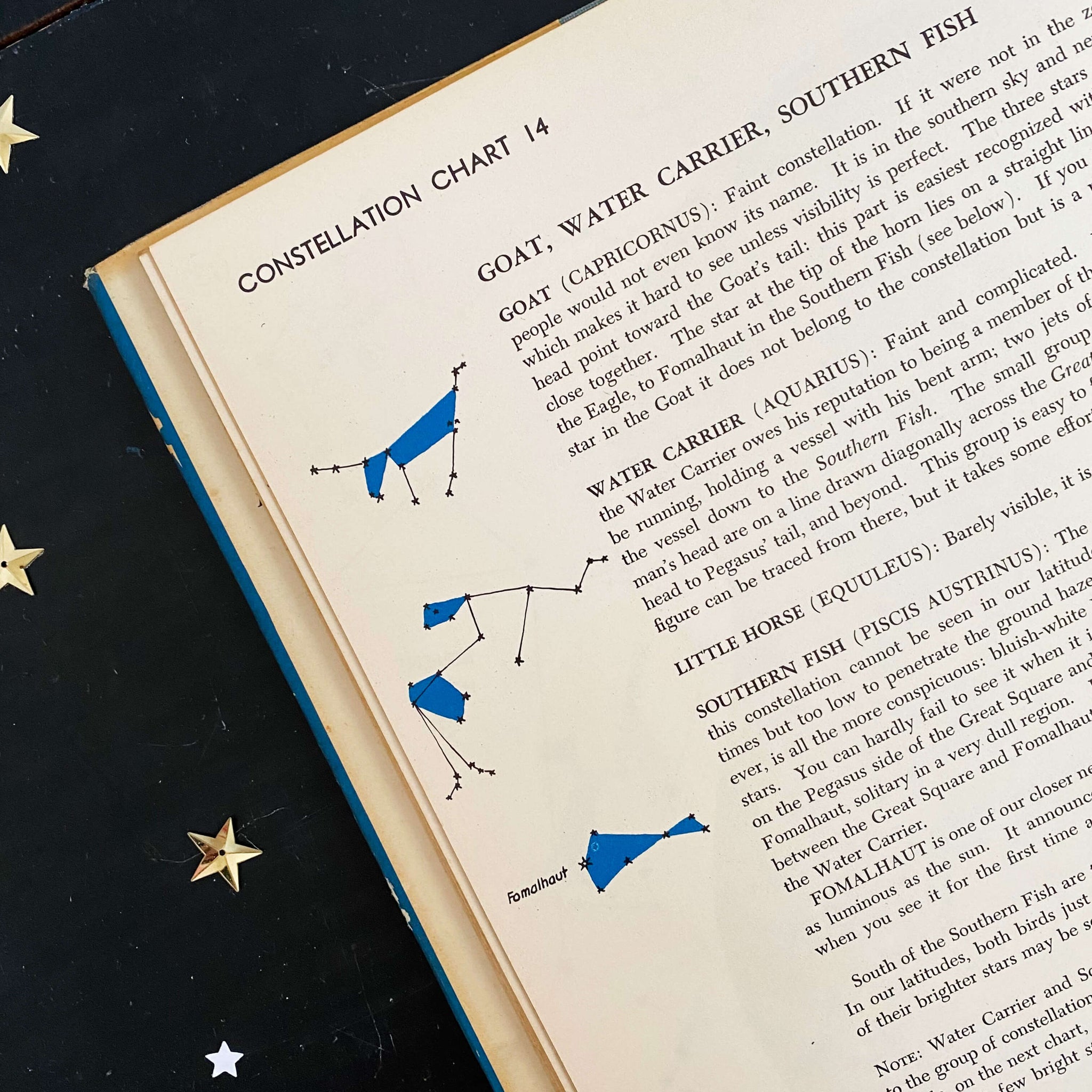 The Stars by H.A. Rey - 1956 Edition Fourth Printing with Wall-Size Chart of the Constellations