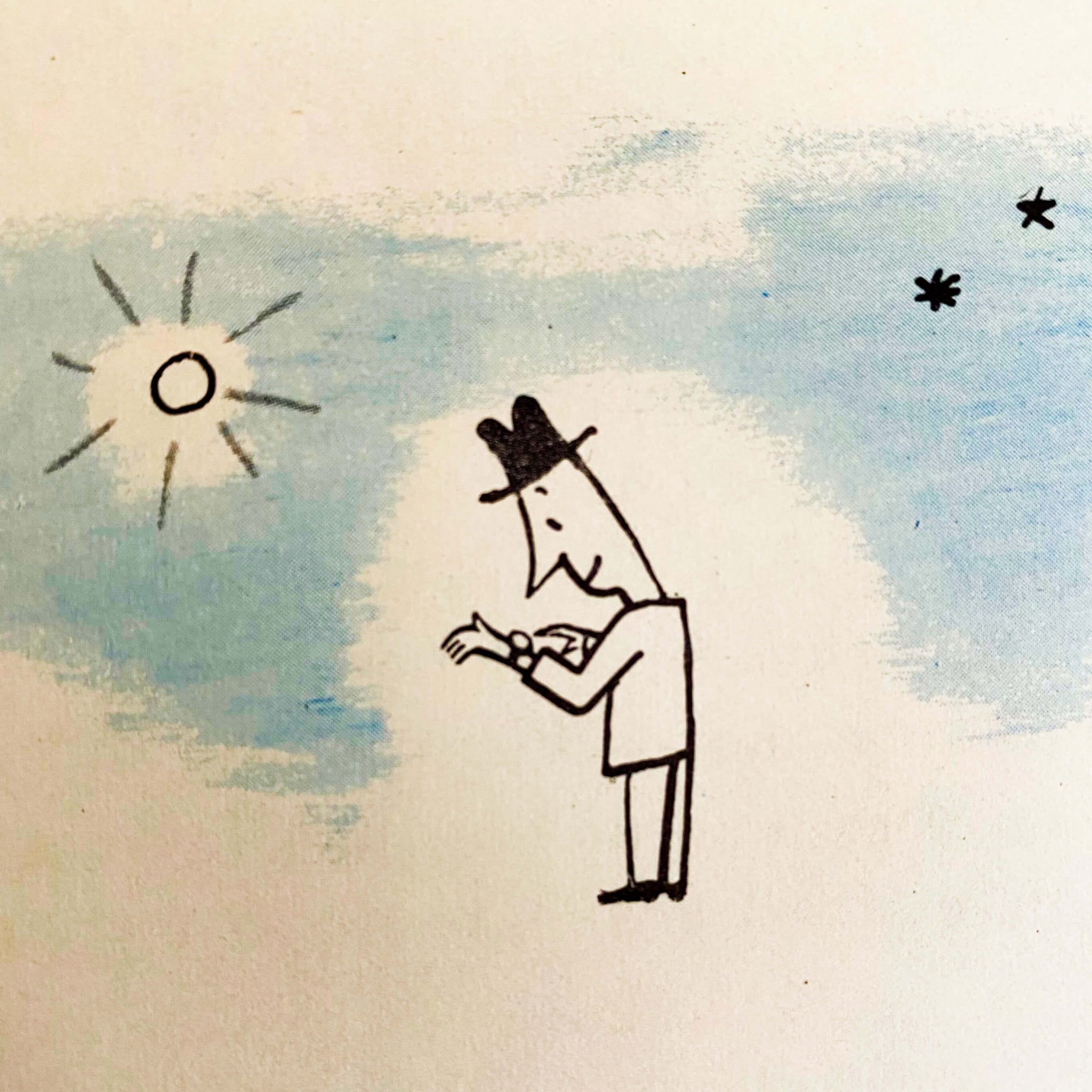 The Stars by H.A. Rey - 1956 Edition Fourth Printing with Wall-Size Chart of the Constellations